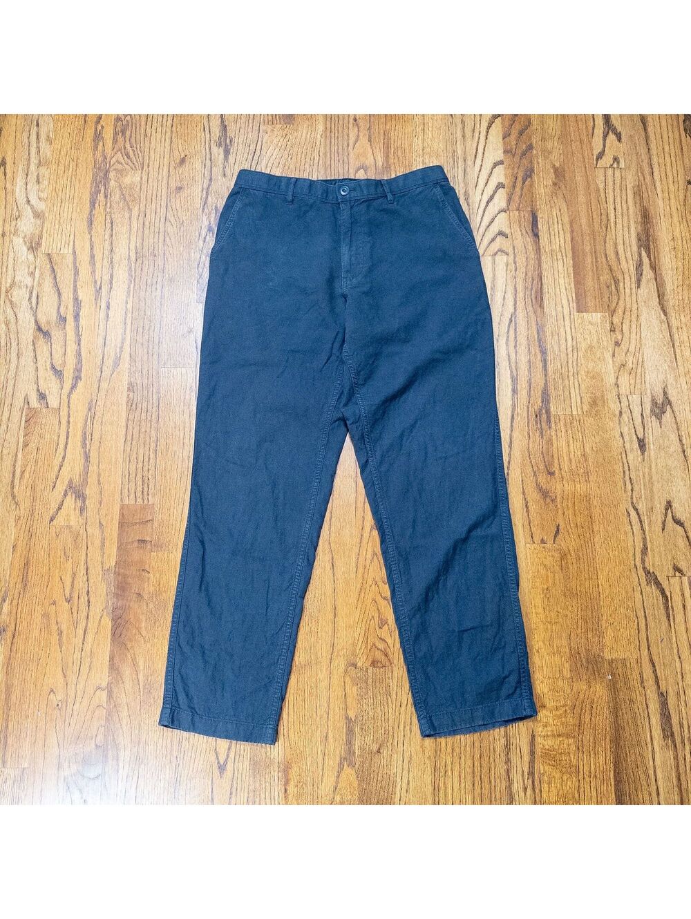 Uniqlo Linen Blend Easy Pants Black • Size M
